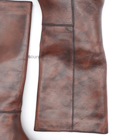 NEW Size 7 Women's Free People Dana Distressed Pull-On Leather Boots - Picture 8 of 16